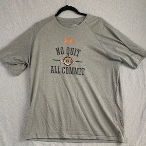 UNDER ARMOUR | XL LOOSE UNISEX T-SHIRT CAL RIPKEN | GREY BLACK ORANGE BALTIMORE
